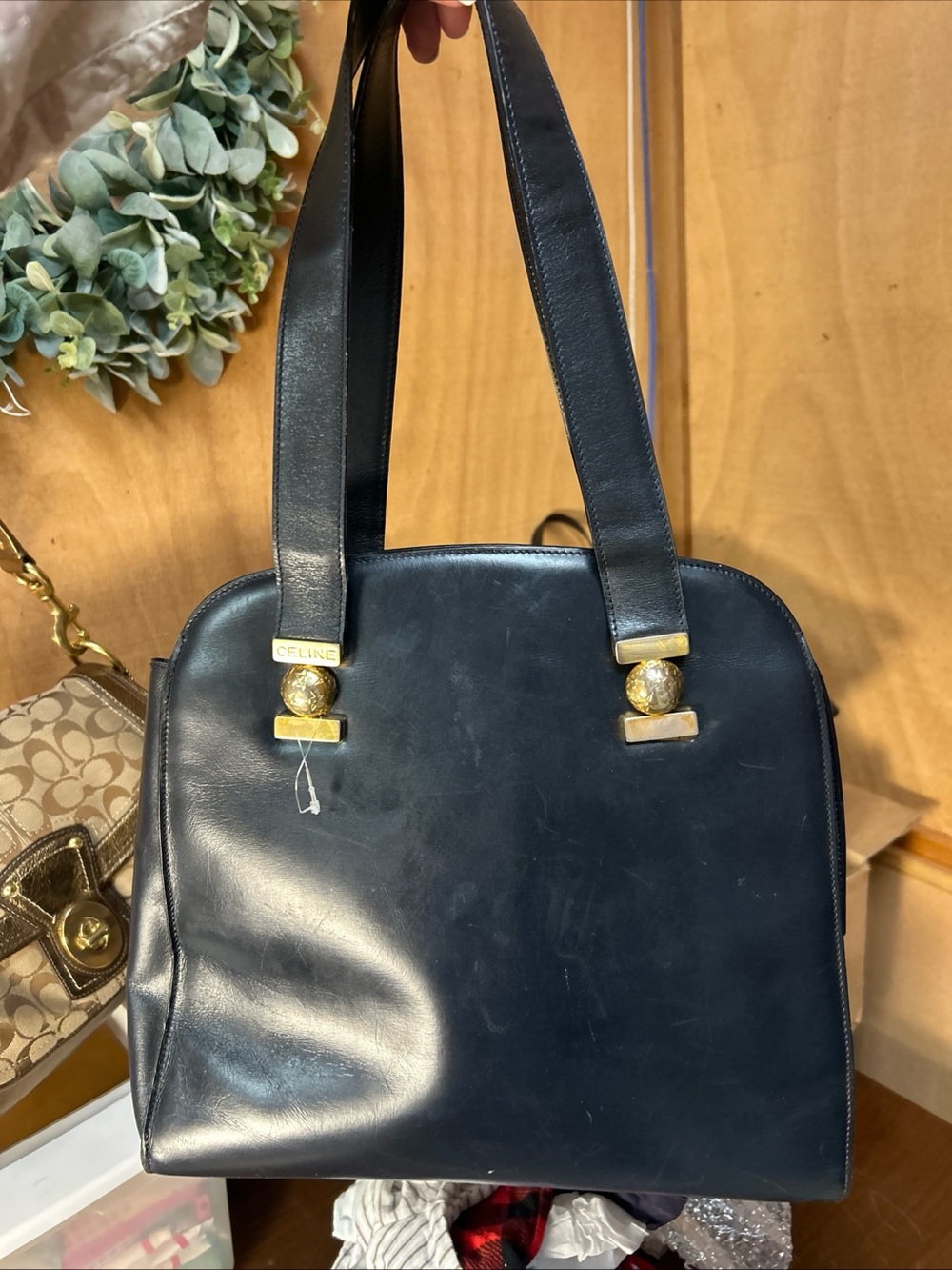 Authentic Vintage Celine Tote bag with COA